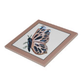 セラミック蝶タイル銅と黒の上にトープ タイル (側面)