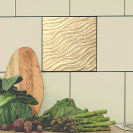 セラミック装飾タイル 酸化鉄色の水の表情 タイル