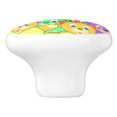 セラミック製キャビネットのノブ付きベア セラミックノブ (側面)