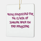 セラミック製スクエア型オーナメント セラミックオーナメント (左)