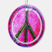 セラミック製スクエア型オーナメント セラミックオーナメント (左)