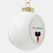 セラミック製スクエア型オーナメント セラミックボールオーナメント (左)