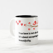 セラミック製マグカップ ツートーンマグカップ (正面左)