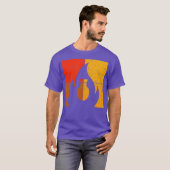 セラミック レトロ ヴィンテージ 粘土 窯 陶芸 Tシャツ (正面フル)