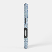 セラミック レース ライトブルー iPhone 16ケース (右側面)