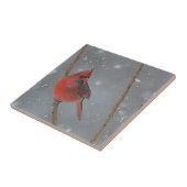 セラミック（鳥）ショウジョウコウカンチョウタイル タイル (側面)