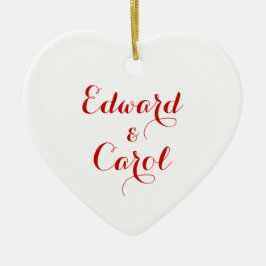 セラミッパーソナライズされたクハートオーナメント名前をカスタムする セラミックオーナメント