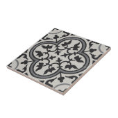 セラミッフランスのクタイル – 壁タイル黒と灰色 タイル (側面)