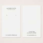 セラミッ素朴クテラコッタのテクスチャイヤリングディスプレイ (正面&裏面)