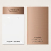 セラミッ素朴クテラコッタのテクスチャイヤリングディスプレイ (正面&裏面)