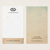 セラミッ素朴クテラコッタのテクスチャイヤリングディスプレイ (正面&裏面)