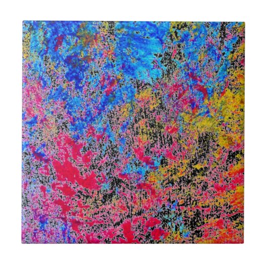 セラミッ絵を描クタイル タイル (正面)