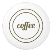 セラミパーソナライズされたック引き抜きノブ セラミックノブ (正面)