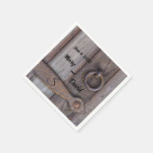 セラーのドアハンドル結婚の紙ナプキンス スタンダードカクテルナプキン (角)