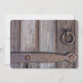 セラーのドアハンドル結婚式招待状 招待状 (裏面)