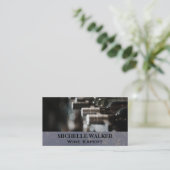 セラーのワインボトル 名刺 (スタンド正面)