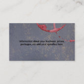 セラーのワインボトル 名刺 (裏面)