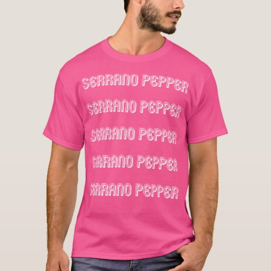 セラーノペッパーを食べろ Tシャツ (正面)