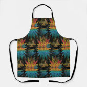 セラープ部族南西赤パターン エプロン (正面)