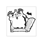 セラー幽霊イラストレーションアートスタンプ ラバースタンプ (インプリント)