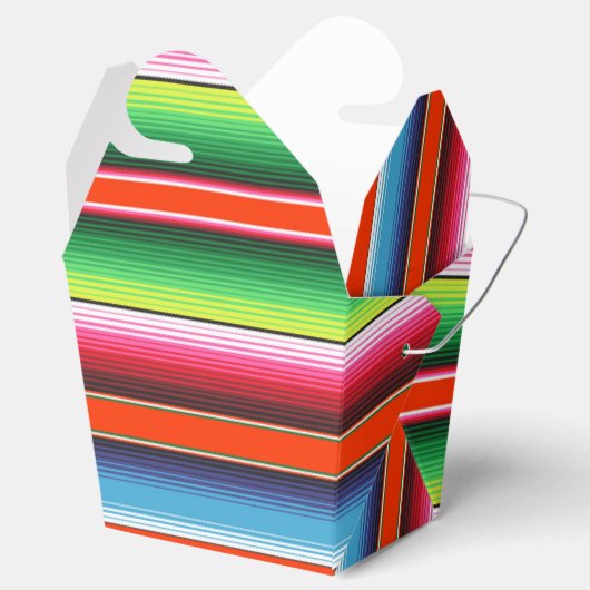 セラ伝統的プスペインのフィエスタメキシコ毛布 フェイバーボックス (オープン)