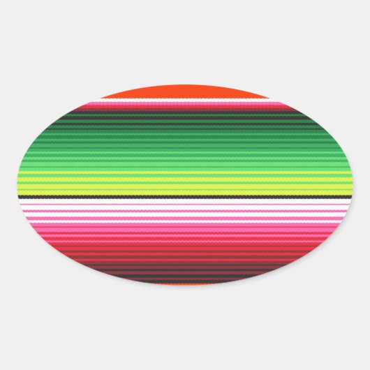 セラ伝統的プスペインのフィエスタメキシコ毛布 楕円形シール (正面)