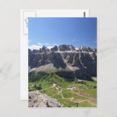 セラ・グループとガルデーナ峠 ポストカード (正面/裏面)