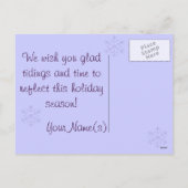 セラ・ホリデー・ポストカード シーズンポストカード (裏面)