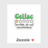 セリおもしろいアック – ひどい、ステッカーをお勧めしない シール (シート)