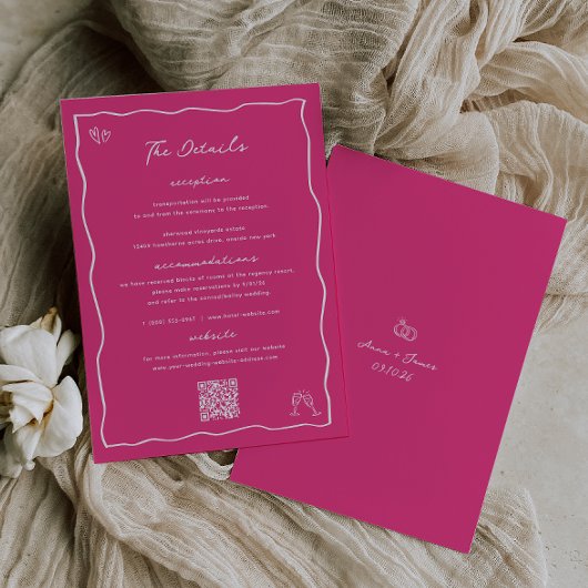 セリお洒落スピンクドードレ結婚の詳細カード 招待状