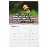 セリアおもしろいク カレンダー (1月 2027)