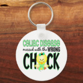 セリアック病は間違った雛でしくじった キーホルダー (正面)