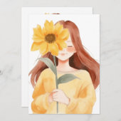 セリアック病カードを受け入れる 招待状 (正面/裏面)