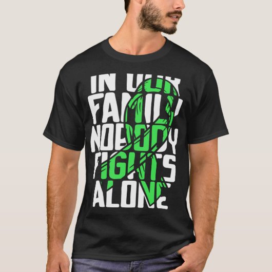セリアック病戦士かわいい家族の病気をサポート Tシャツ (正面)