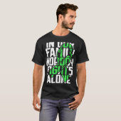 セリアック病戦士かわいい家族の病気をサポート Tシャツ (正面フル)