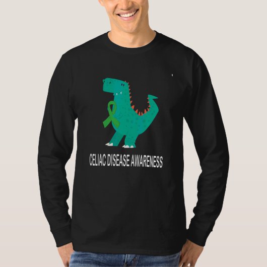 セリアック病認識度トレックス Tシャツ (正面)