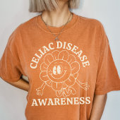セリアック病認識度 |グルテンおもしろいフリー Tシャツ