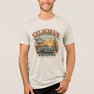 セリグマン アリゾナ ヒストリック ルート66 ヴィンテージ モーテル トライブレンドＴシャツ