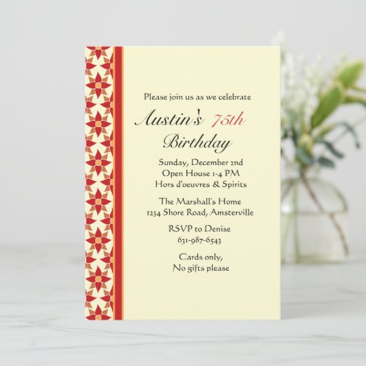 セリス招待状 招待状 (スタンド正面)