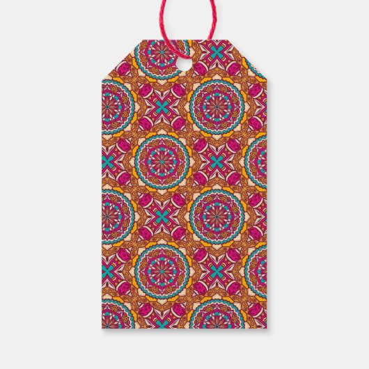 セリス結婚マンダラパーソナライズされたンゴリ ギフトタグ (裏面)