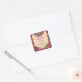 セリス結婚マンダラパーソナライズされたンゴリ スクエアシール (封筒)