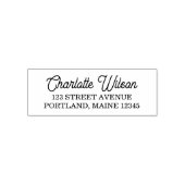 セリフとクラシックの行動的名差出人住所 セルフインキングスタンプ (デザイン)