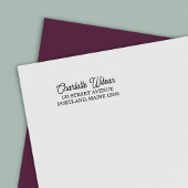 セリフとクラシックの行動的名差出人住所 セルフインキングスタンプ