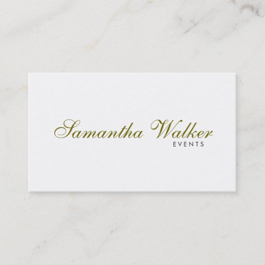 セリフの種類2 名刺 (正面)