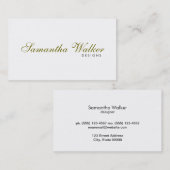 セリフの種類2 名刺 (正面/裏面)