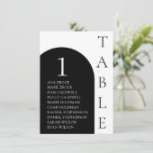 セリフエレガントテミニマルーブル番号座席表 招待状 (スタンド正面)