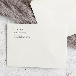 セリフタイポグラフィモダンミニマル差出人住所 セルフインキングスタンプ