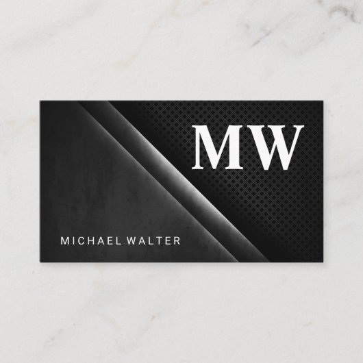 セリフモノグラム |モノグラム 名刺 (正面)