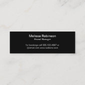 セリフ型モノグラム スキニー名刺 (裏面)