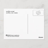 セリル・サンセット ポストカード (裏面)